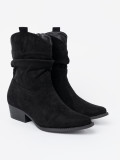 Black Ankle Boots with Classic Cut