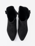Black Ankle Boots with Classic Cut