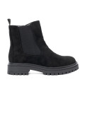 Classic Black Ankle Boots with Thick Sole