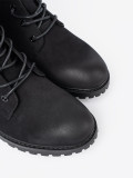 Trendy Black Workers with Decorative Lacing