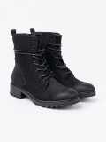 Trendy Black Workers with Decorative Lacing