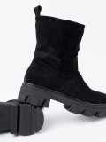 Black Ankle Boots with Minimalist Design