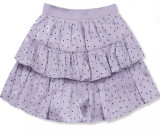 Lilac polka dot skirt