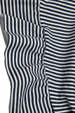 Blue-white loose striped dress IV.