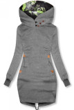 Sweatshirt dress dark gray