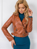 Beige Women's Transitional Jacket