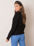 Black Sweater with Braids