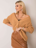 Camel Oversize Sweater OCH BELLA