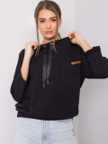 Black Oversize Cotton Sweatshirt