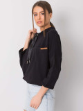 Black Oversize Cotton Sweatshirt