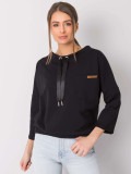 Black Oversize Cotton Sweatshirt