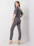 Dark Gray Melange Women's Jumpsuit