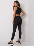 Black Striped Sports Set