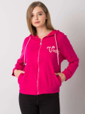 Pink Zip-Up Hoodie