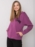 Purple Zip-Up Hoodie