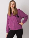 Purple Zip-Up Hoodie