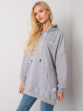 Gray Melange Hoodie