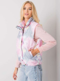 Gray-Pink Sleeveless Vest