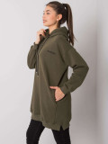 Khaki Women's Hoodie with Hood