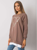 Brown Cotton Tunic RUE PARIS