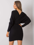 Black Women's Knitted Dress OCH BELLA