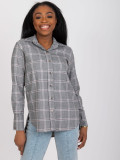 Gray Checked Shirt