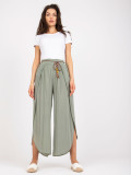 Stylish Khaki High-Waisted Pants