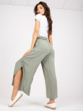 Stylish Khaki High-Waisted Pants