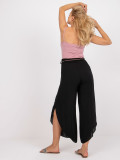 Elegant Black High-Waisted Pants