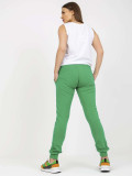 Stylish Women's Set in White-Green Colors