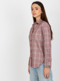 Pink Women's Checkered Shirt