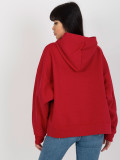 Dark Red Hoodie with MAYFLIES Patch