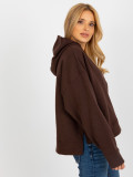Brown Hooded Sweatshirt MAYFLIES