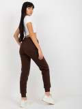 Dark Brown Insulated Sweatpants with Pockets MAYFLIES