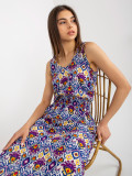 Purple Summer Dress with Print FRESH MADE