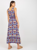 Purple Summer Dress with Print FRESH MADE