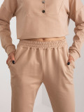 Brown Casual Set with Hoodie