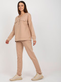 Camel Casual Set with Pants