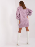 Light Purple Oversize Knit Dress