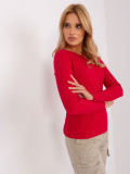 Red Classic Striped Sweater