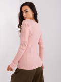 Light Pink Classic Knit Sweater