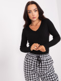 Black Women's Knitted Sweater