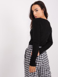 Black Women's Knitted Sweater