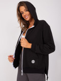 Black Asymmetrical Hoodie