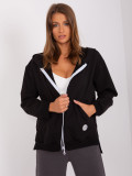 Black Asymmetrical Hoodie
