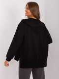 Black Asymmetrical Hoodie