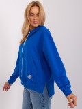 Dark Blue Women's Zip-Up Hoodie