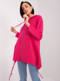 Pink Women's Hoodie with Hood