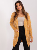 Camel Women's Cardigan with Pattern