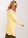 Light Yellow Cardigan with Pockets